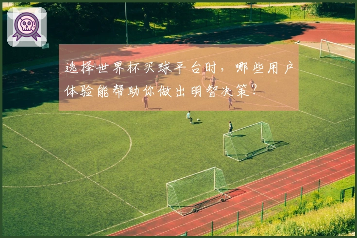 选择世界杯买球平台时，哪些用户体验能帮助你做出明智决策？